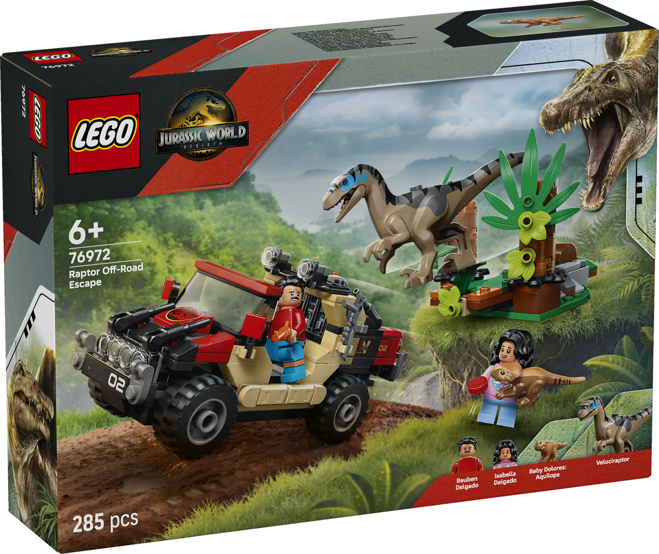 LEGO Únik před Raptorem v autě 1 ks