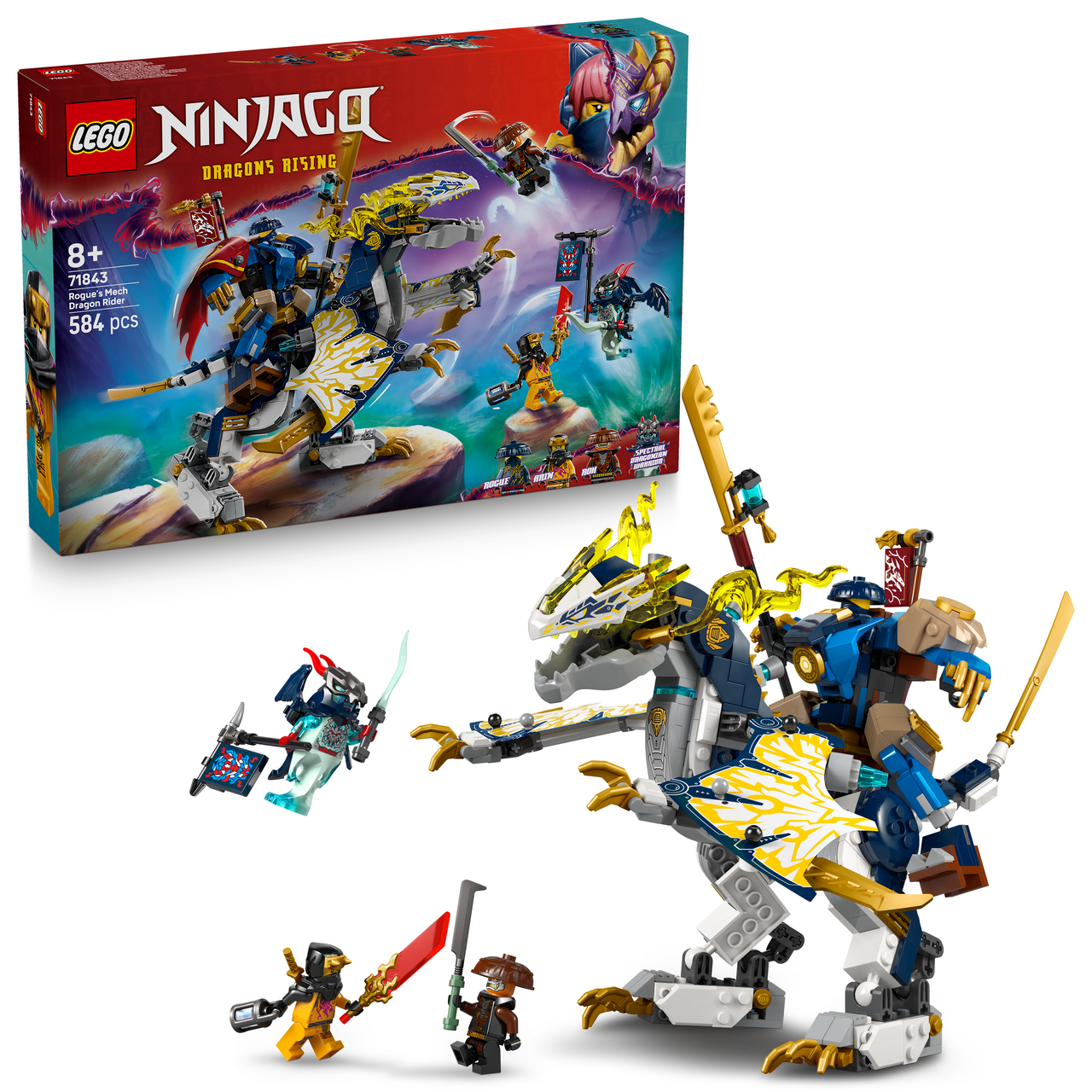 LEGO Rogue a robotický dračí jezdec 1 ks