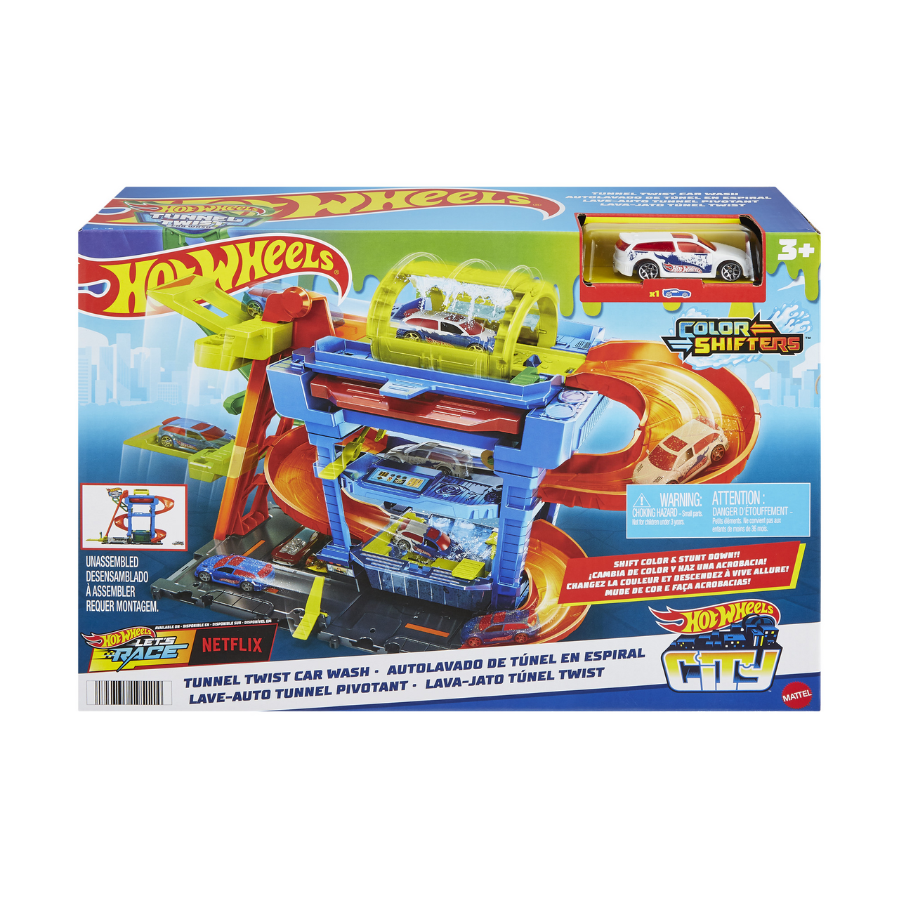 Hot Wheels City myčka s tunelem 1 ks