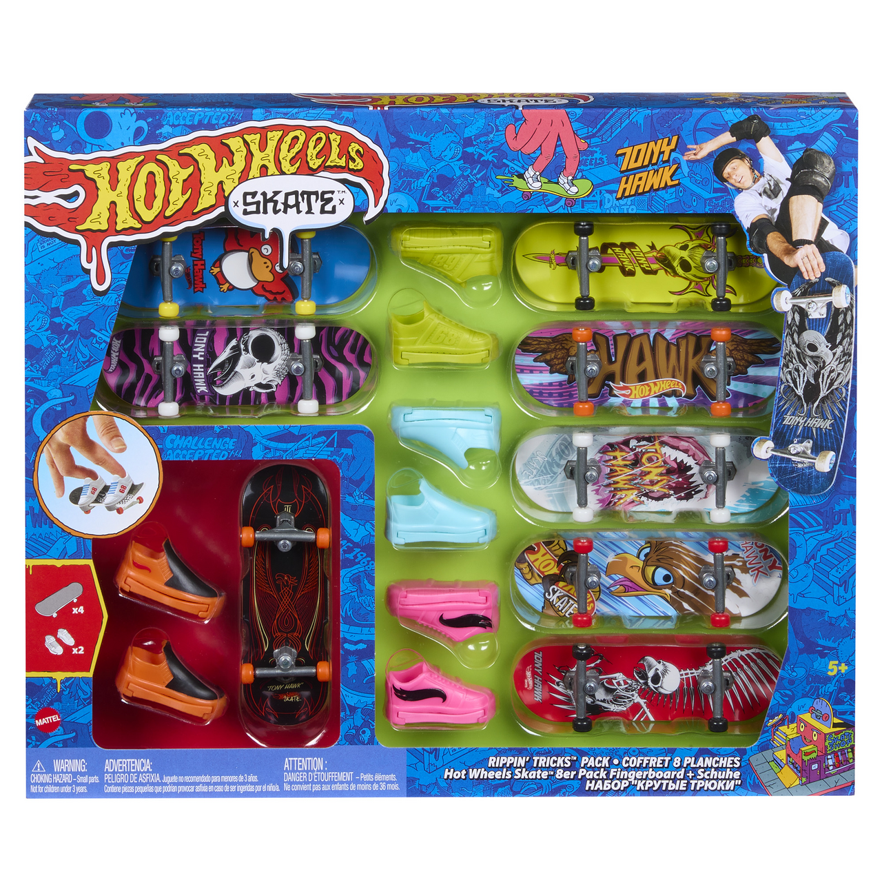 Hot Wheels Skates Fingerboard a boty 1 ks