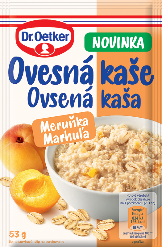 Dr. Oetker Ovesná kaše meruňka 53 g