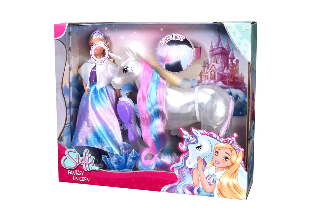 Panenka Steffi s jednorožcem 1 ks