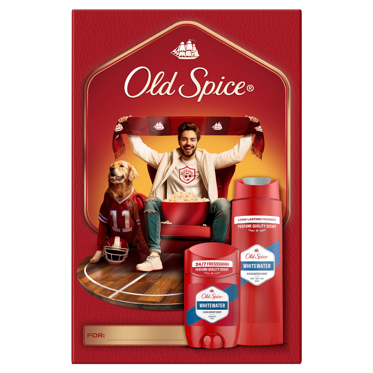 Old Spice Sport Whitewater dárková sada (SG 250 ml + deo tuhý 50 ml)