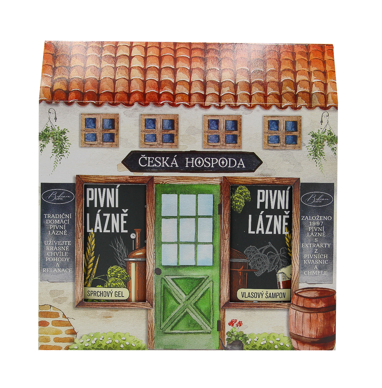 Česká hospoda dárková sada (SG 200 ml + šampon 200 ml)