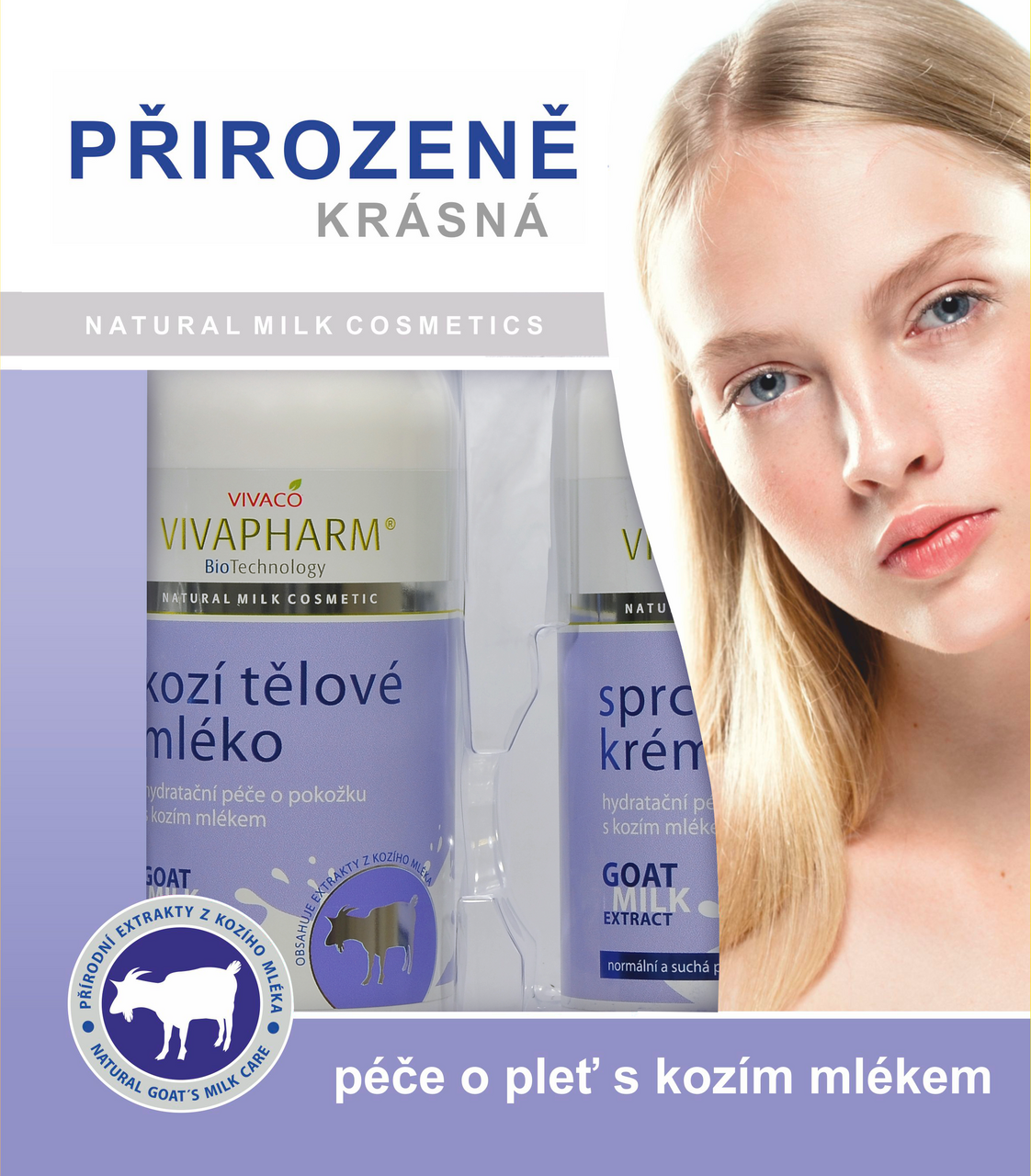 Kozí mléko dárková sada (SG 400 ml + těl. mléko 400 ml)