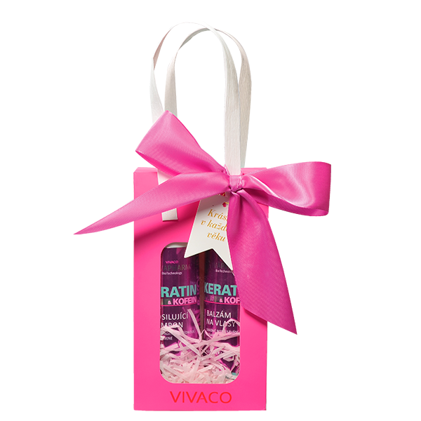 Keratin dárková sada (šampon 200 ml + balzám 200 ml)