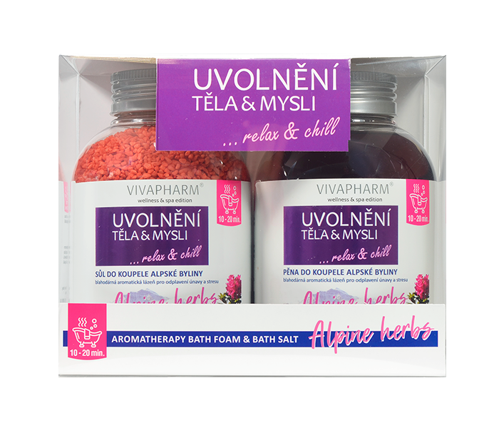Uvolnění T&M dárková sada (pěna do koupele 500 ml + sůl do koupele 600 g)