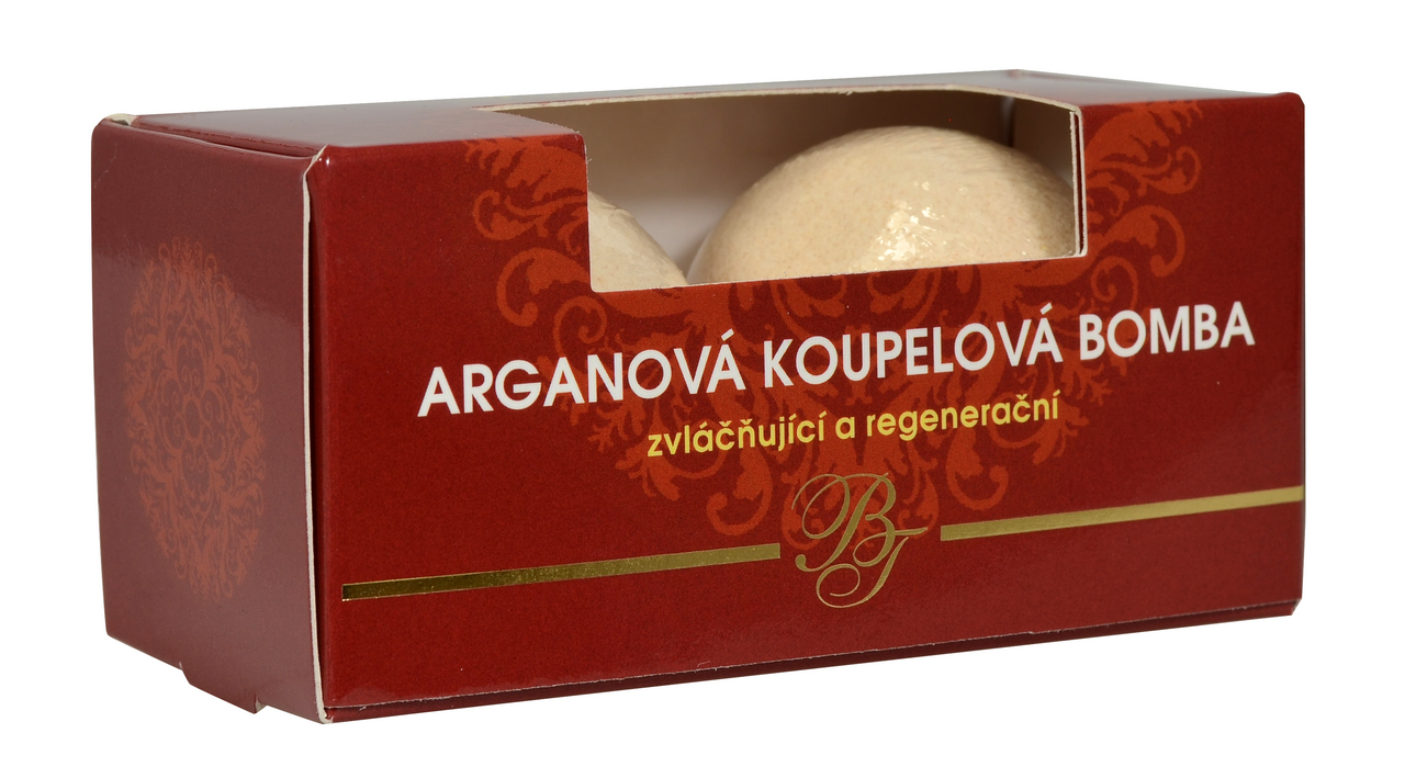Šumivé koupelové bomby s arganovým olejem 70 + 70 g