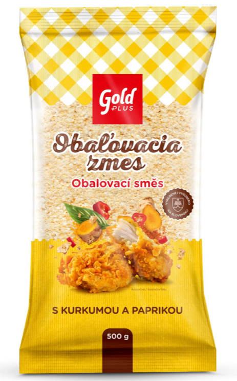 Gold Plus Obalovací směs s kurkumou a paprikou 500 g