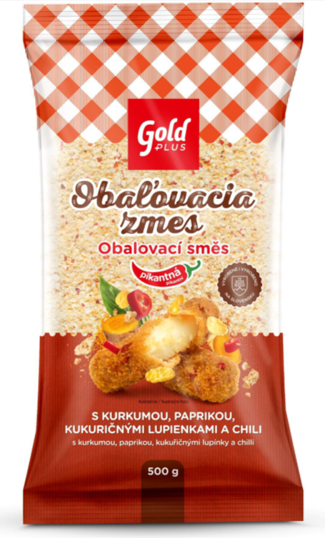 Gold Plus Obalovací směs s kurkumou, paprikou, cornflakes a chili 500 g