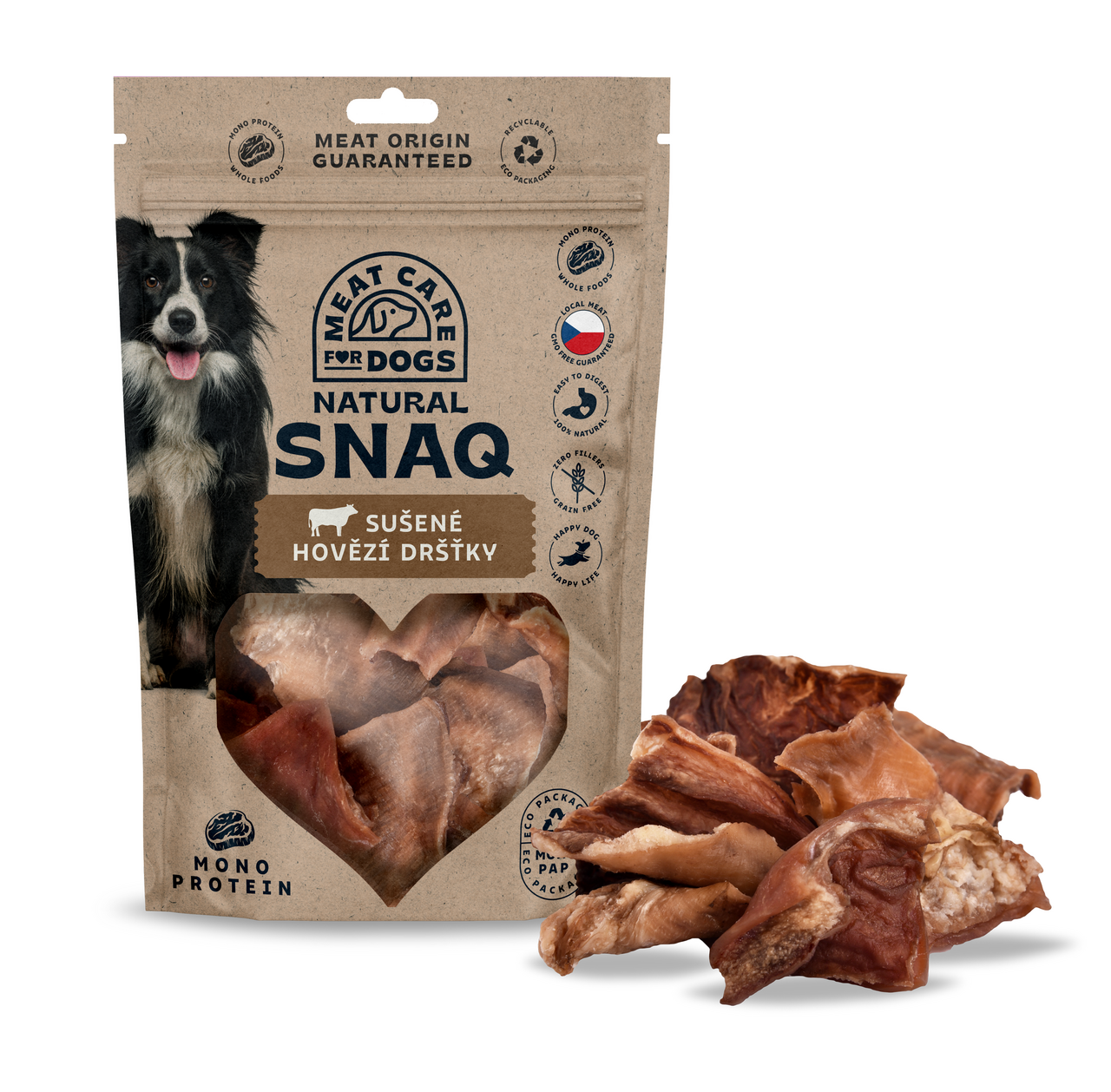 SNAQ Dog hovězí dršťky sušené 100 g