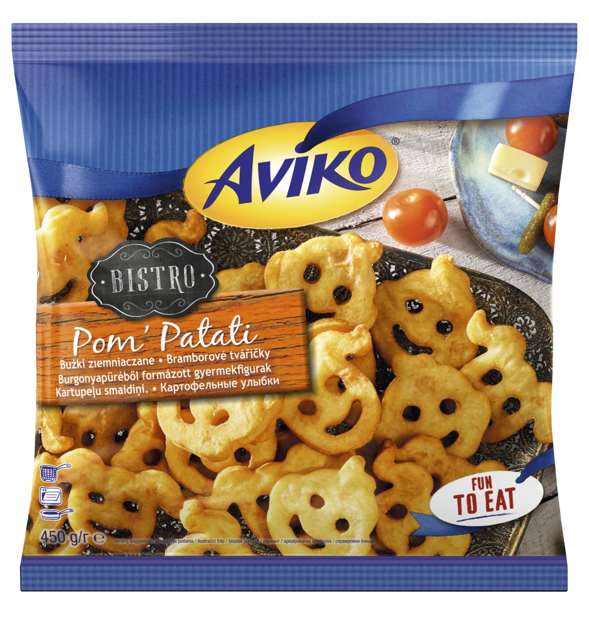 Aviko Pom Patati tvary mraž. 450 g