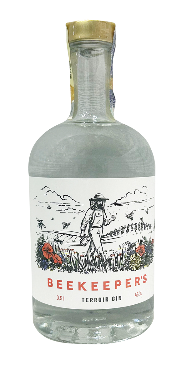 Beekeepers Terroir gin 45 % 500 ml