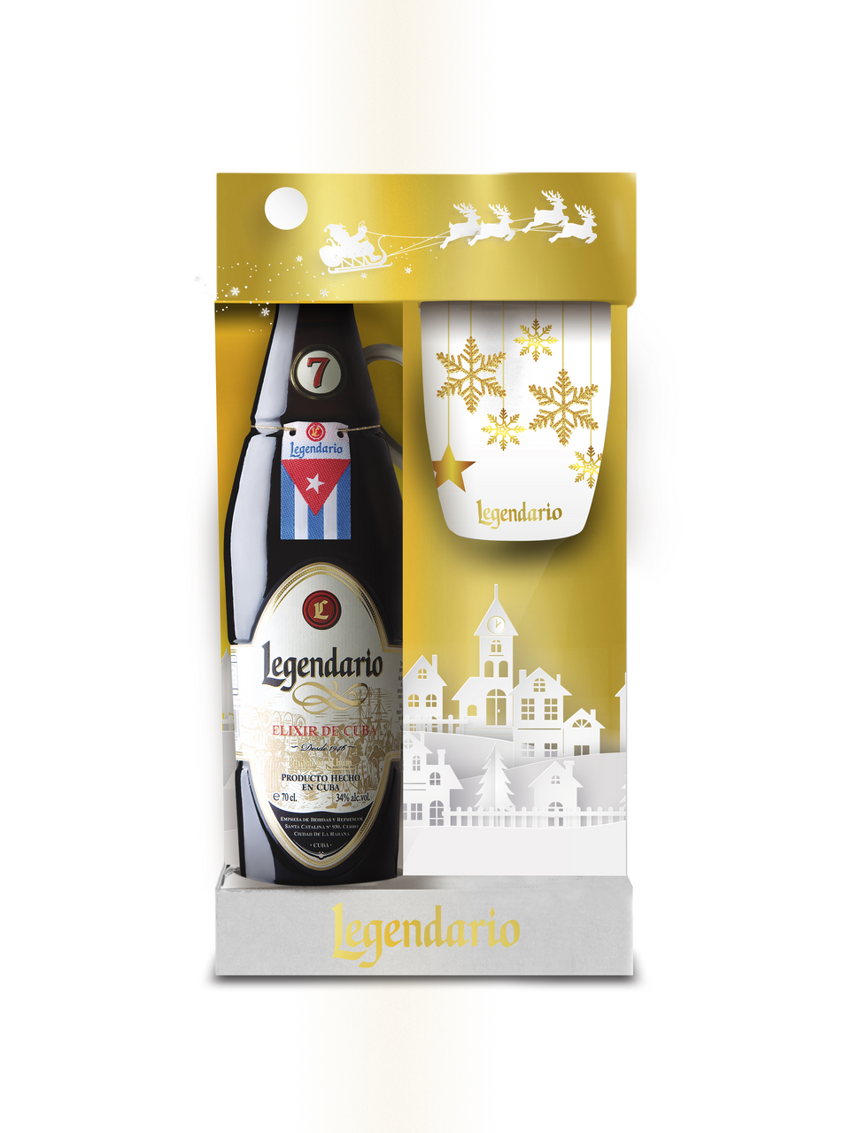 Legendario 34% 700 ml + hrnek 1 ks