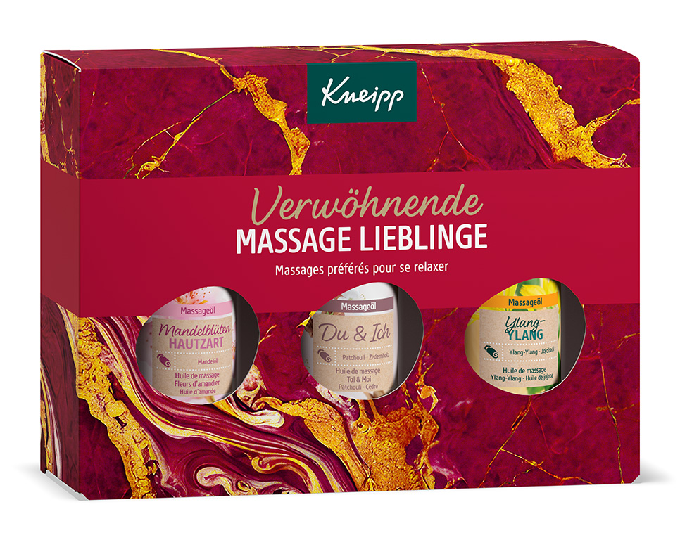 KNEIPP Dárková sada masážní oleje 3 x 20 ml