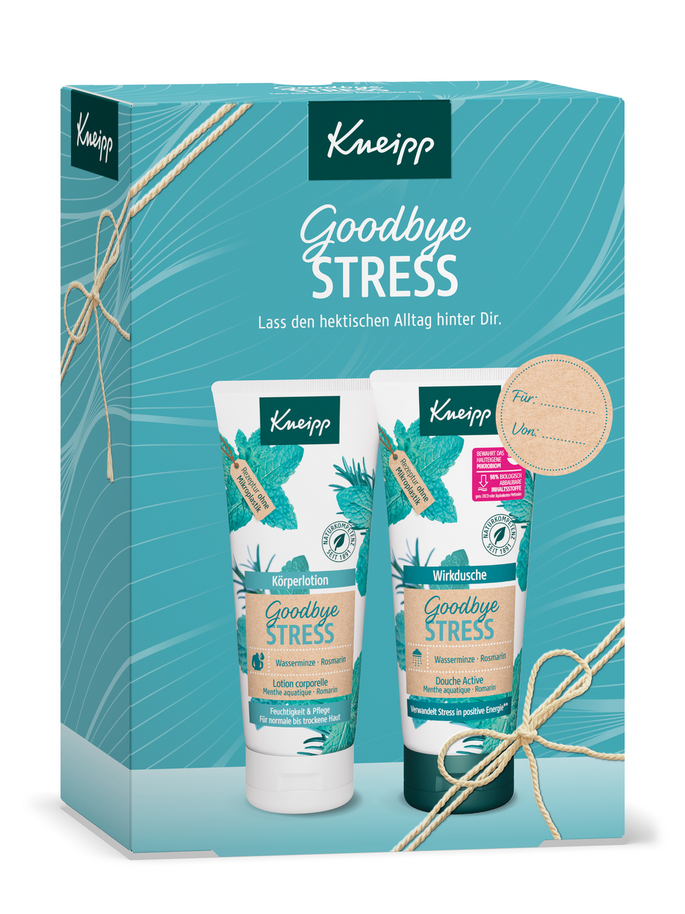 KNEIPP Dárková sada Goodbye Stress 2 x 200 ml