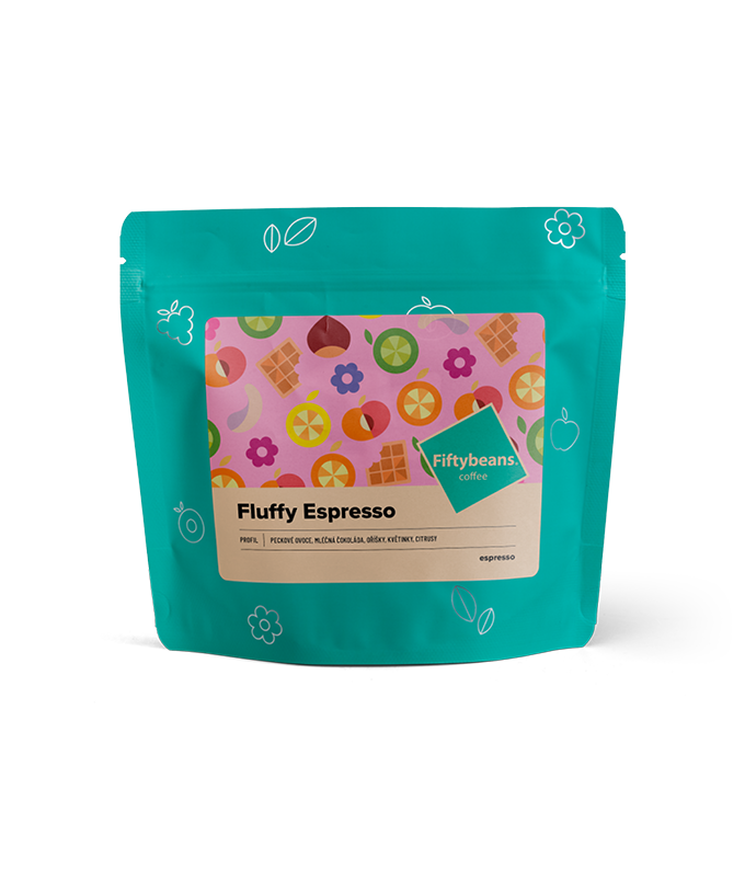 Fluffy Espresso káva zrno 200 g