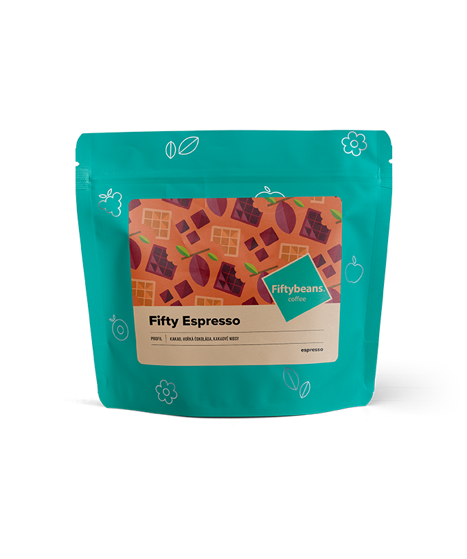 Fifty Espresso káva zrno 200 g