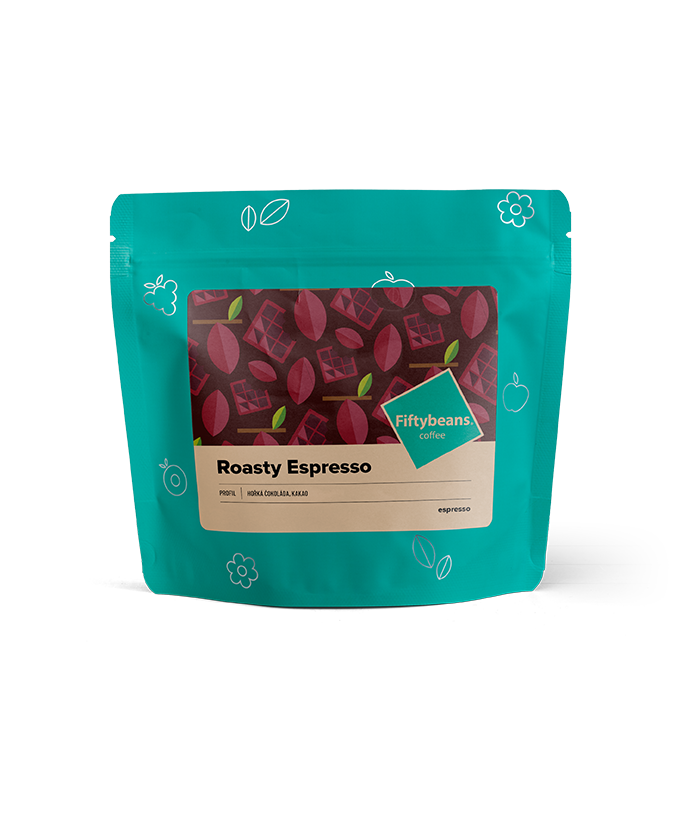 Roasty Espresso káva zrno 200 g