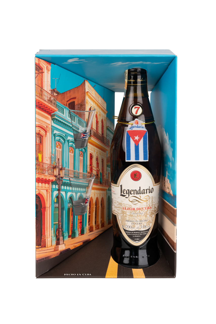 Legendario 34% 700 ml + sklo 1 ks