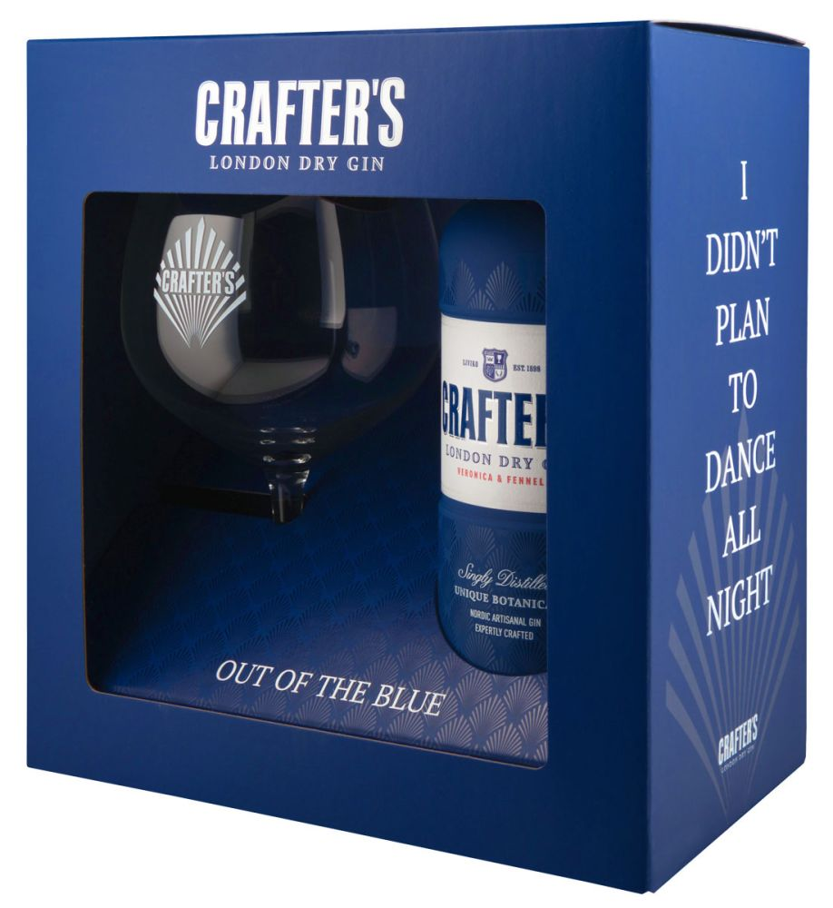 Crafter`s Gin 43% 700 ml + sklo 1 ks