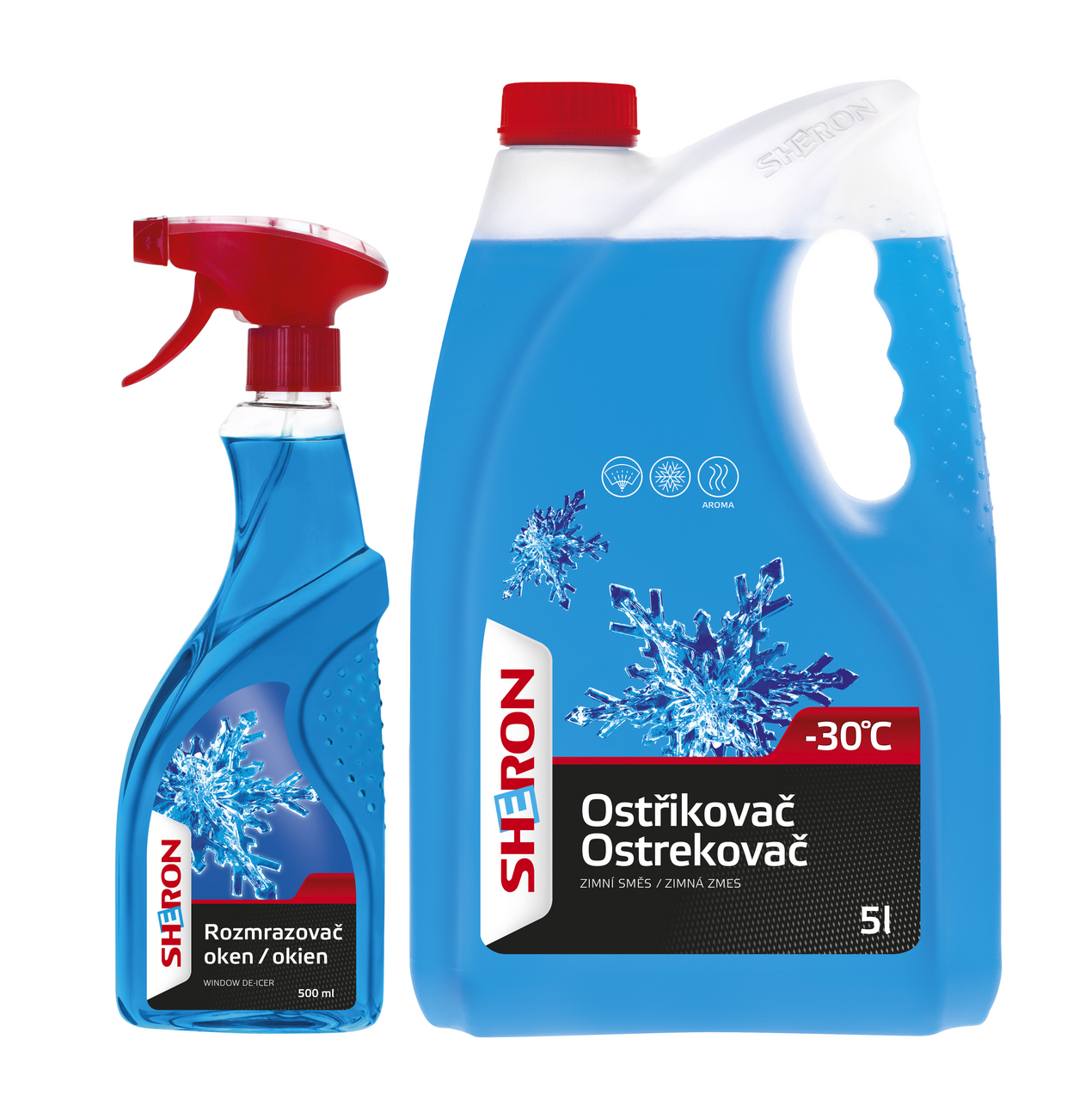 SHERON Zimní ostřikovače -30°C + rozmrazovač 1 ks