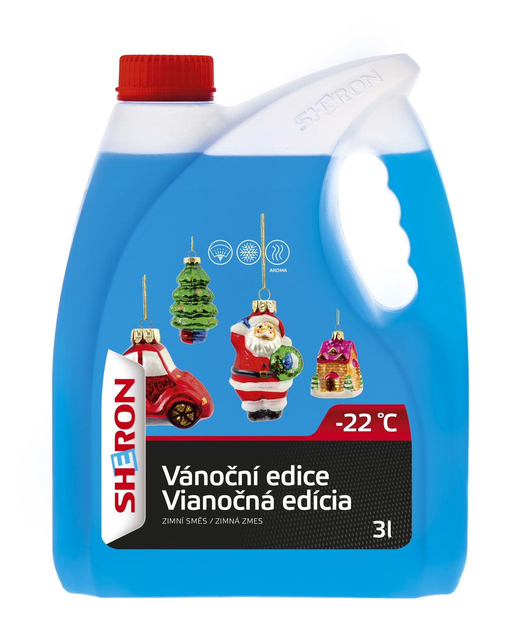 SHERON Zimní ostřikovače -22°C skořice 3 l