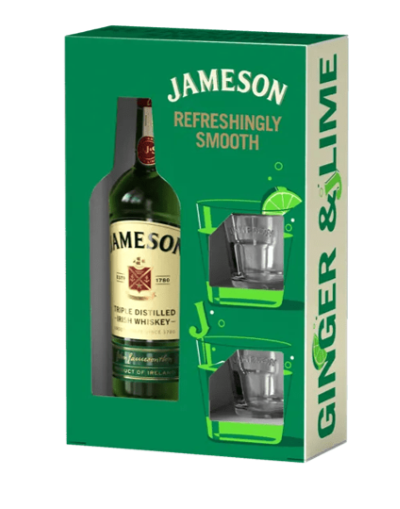 JAMESON 40% 700 ml + sklo 2 ks