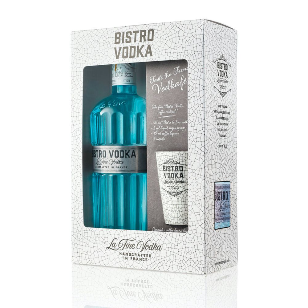 Bistro Vodka 40% 700 ml Gift Box