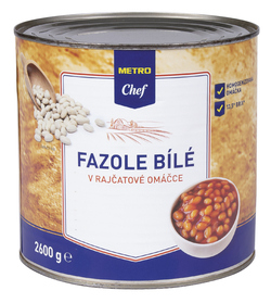 METRO Chef Fazolé bílé tomatová omáčka 2600 g