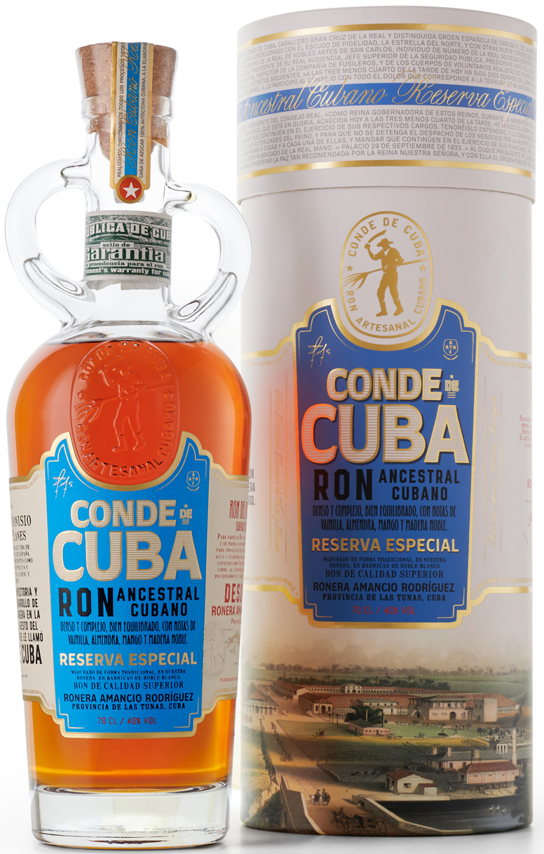 CONDE DE CUBA Especial 40% 700 ml tuba