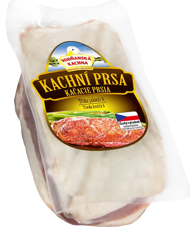 Kachní prsa bez kosti s kůží mraž. 2 x 250 g