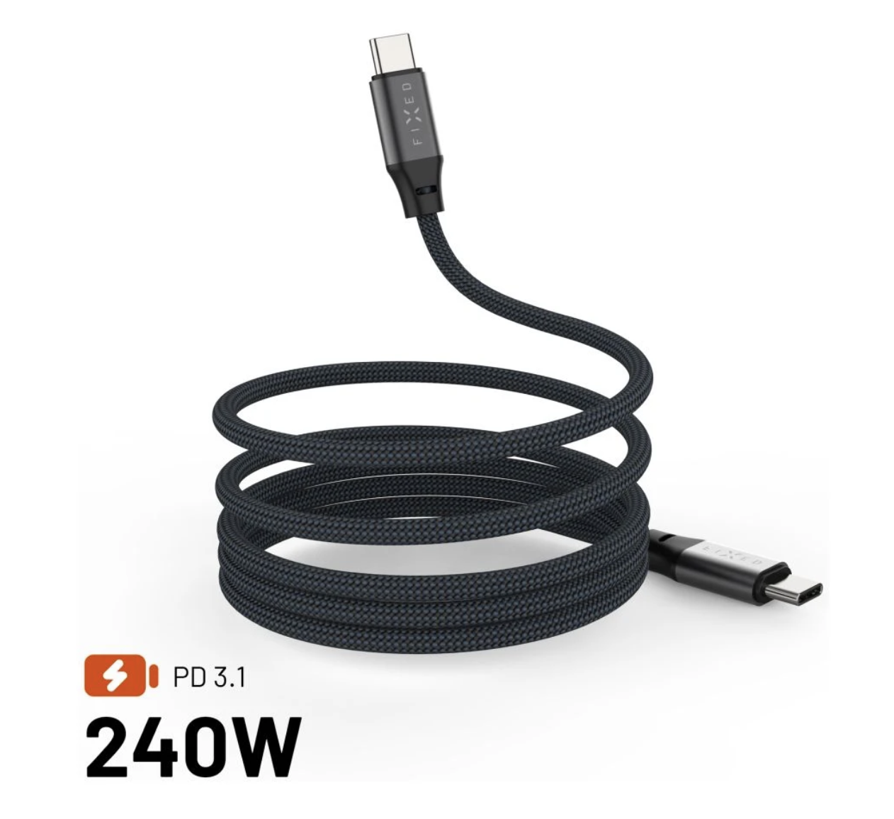 FIXED USB-C KABEL 2M 240W