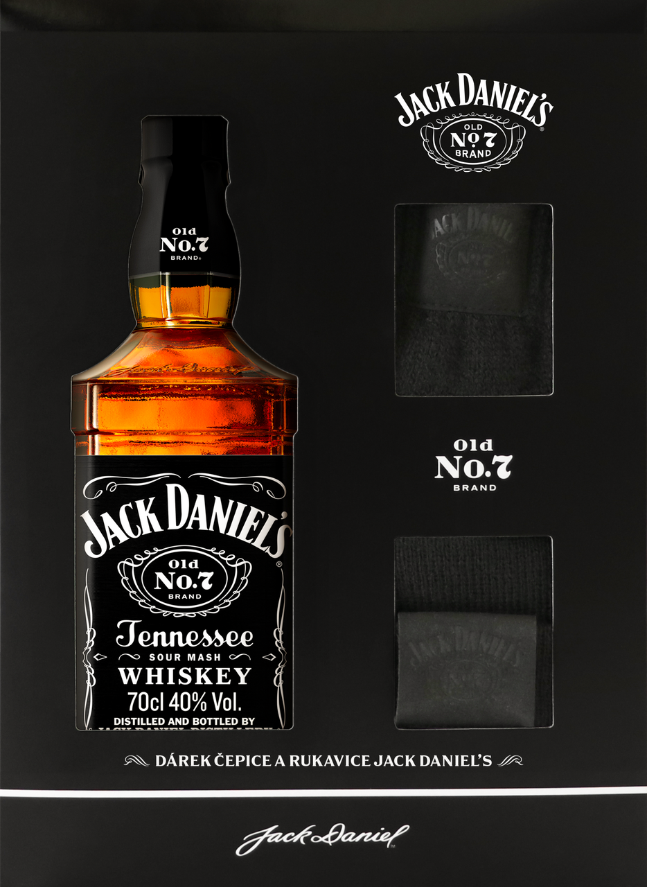 JACK DANIEL'S 40 % 700 ml + zimní set 1 ks