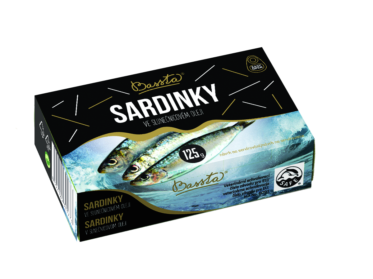 Bassta Sardinky v oleji 125 g