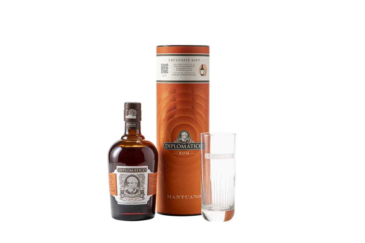 Diplomático Mant 40 % 700 ml + sklo 1 ks