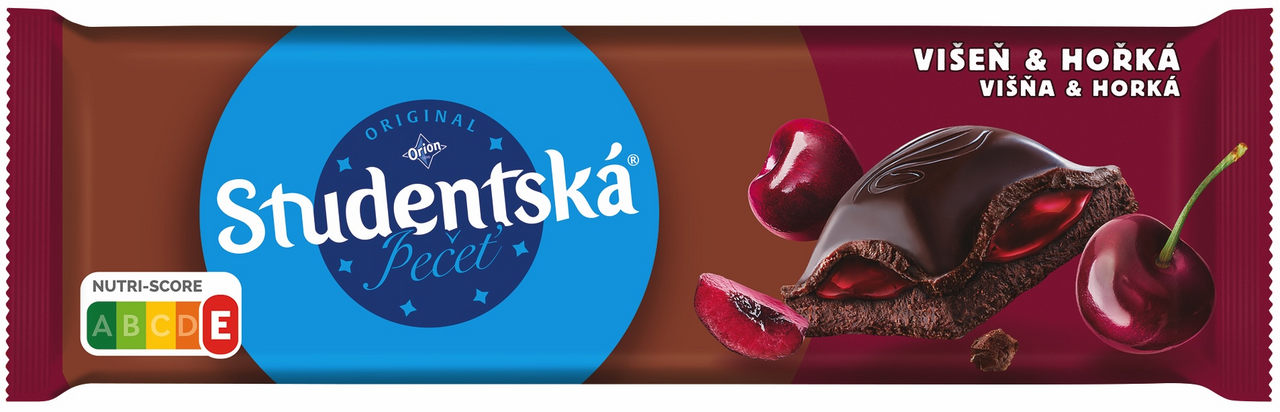 Orion Studentská pečeť horká višeň 225 g