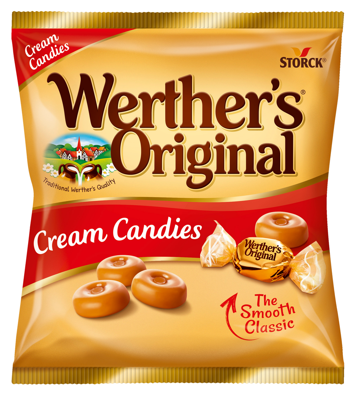 STORCK Werther's Original Bonbóny s karamelovou náplní 24 x 90 g