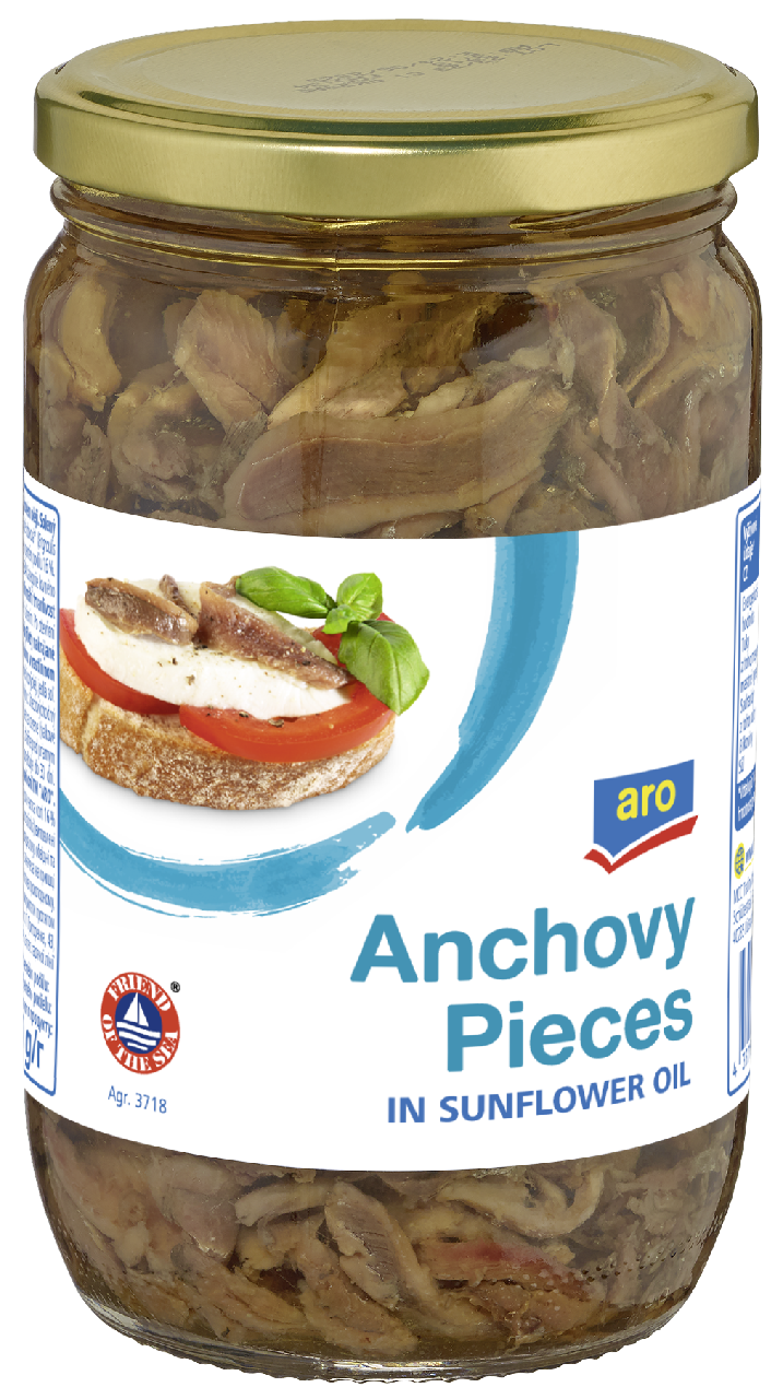 aro Ančovičky kousky 700 g