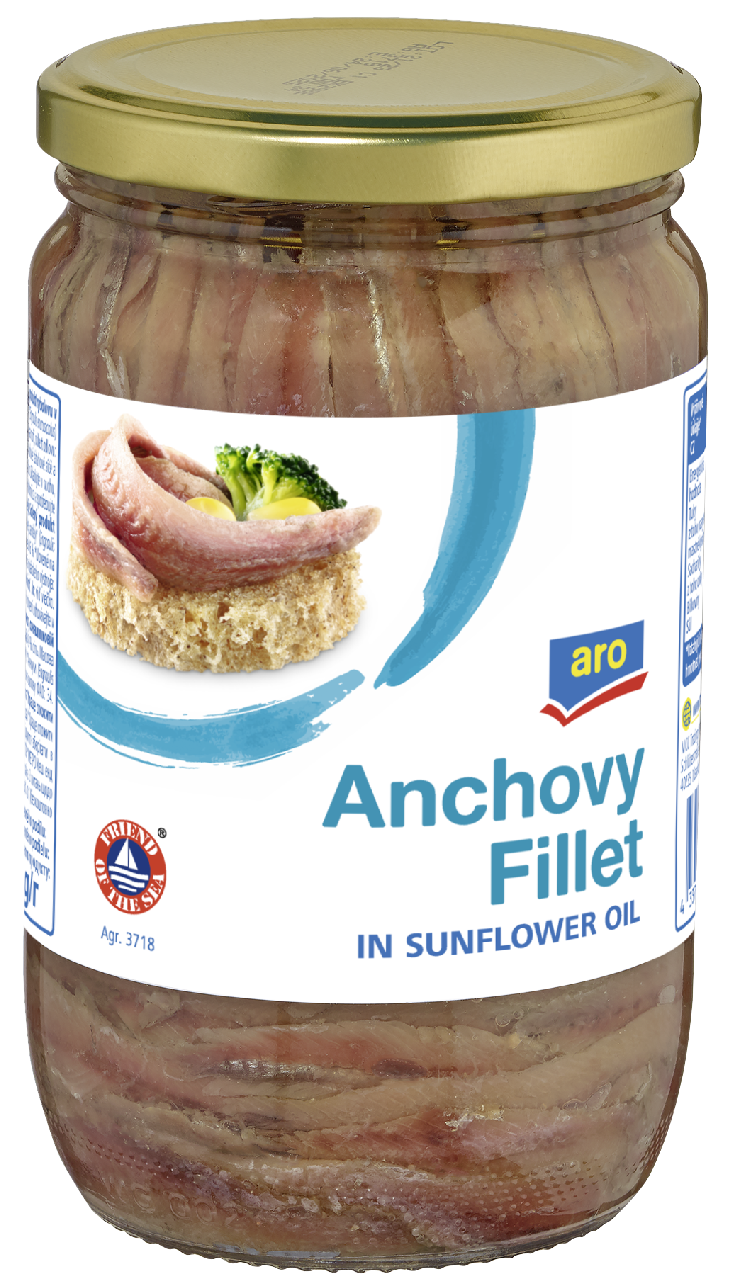 aro Ančovičky filety 700 g