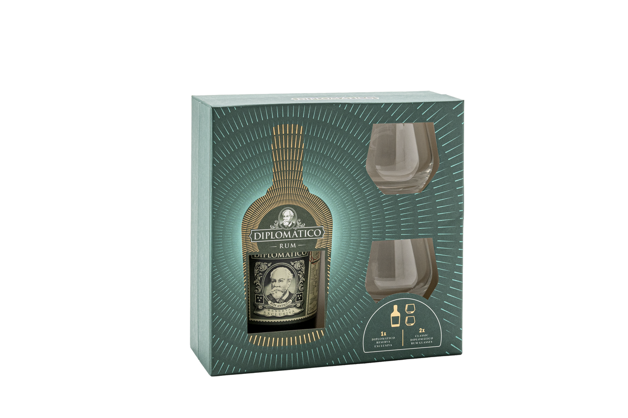 Diplomático Rex 40 % 700 ml + sklo 1 ks