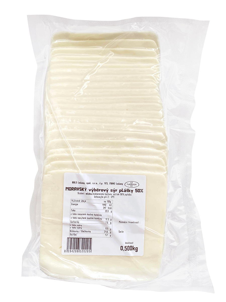 ROLS Gouda 50 % plátky chlaz. 500 g