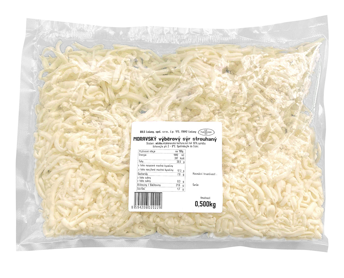 ROLS Gouda 50 % strouhaný chlaz. 500 g