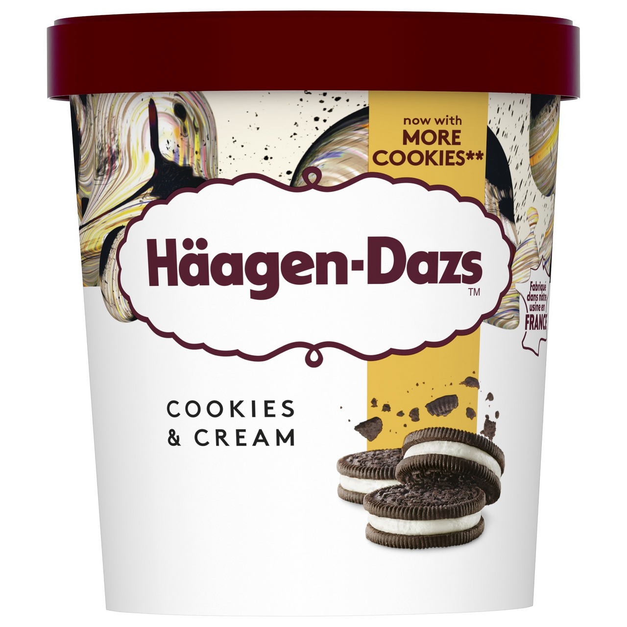 Häagen-Dazs Cookie & Cream mraž. 460 ml