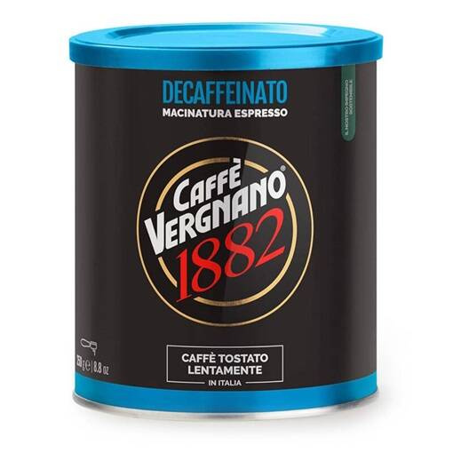 Vergnano Espresso Decaffeinato káva mletá 250 g