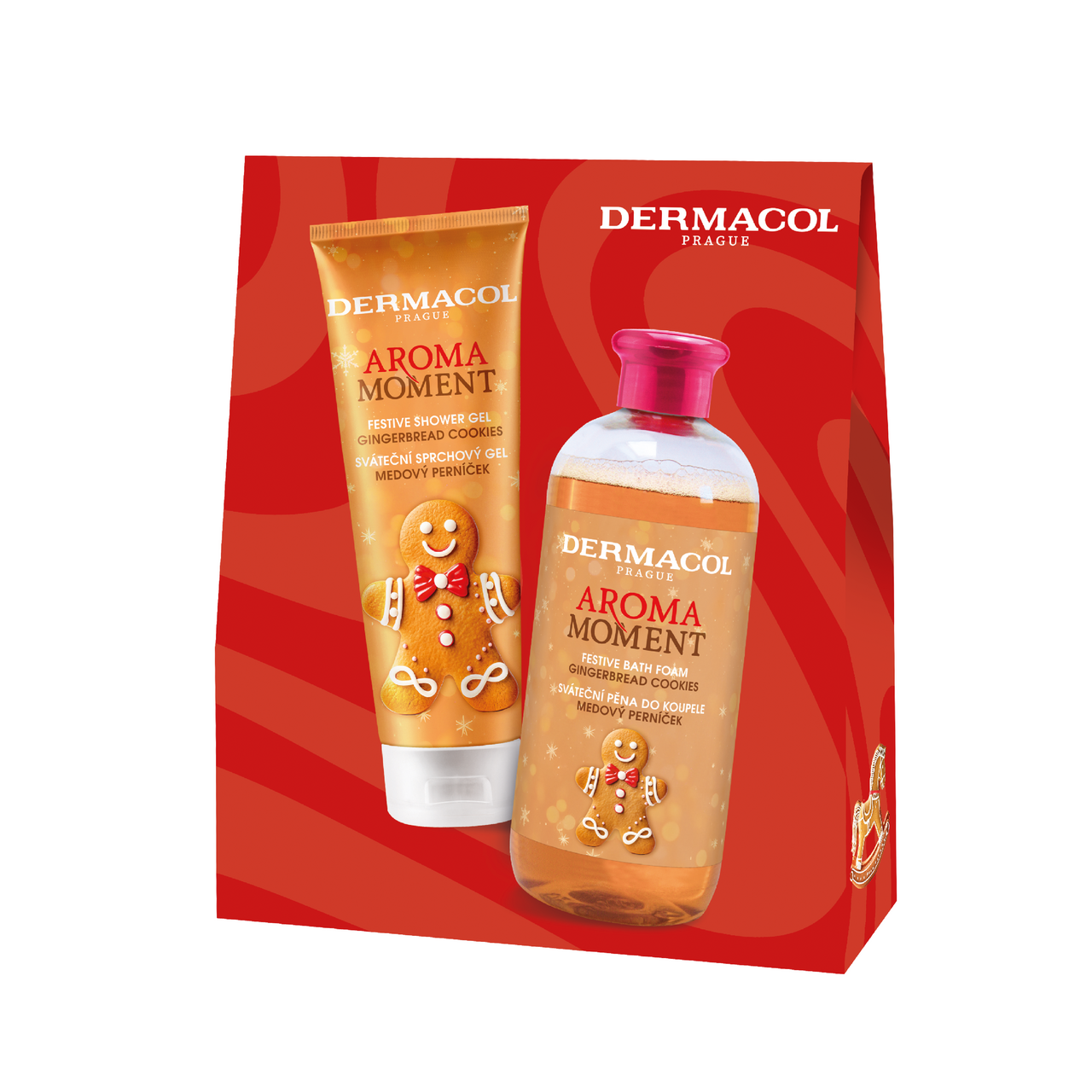 DERMACOL Aroma Moment perníček dárková sada (SG 250 ml + pěna 500 ml)
