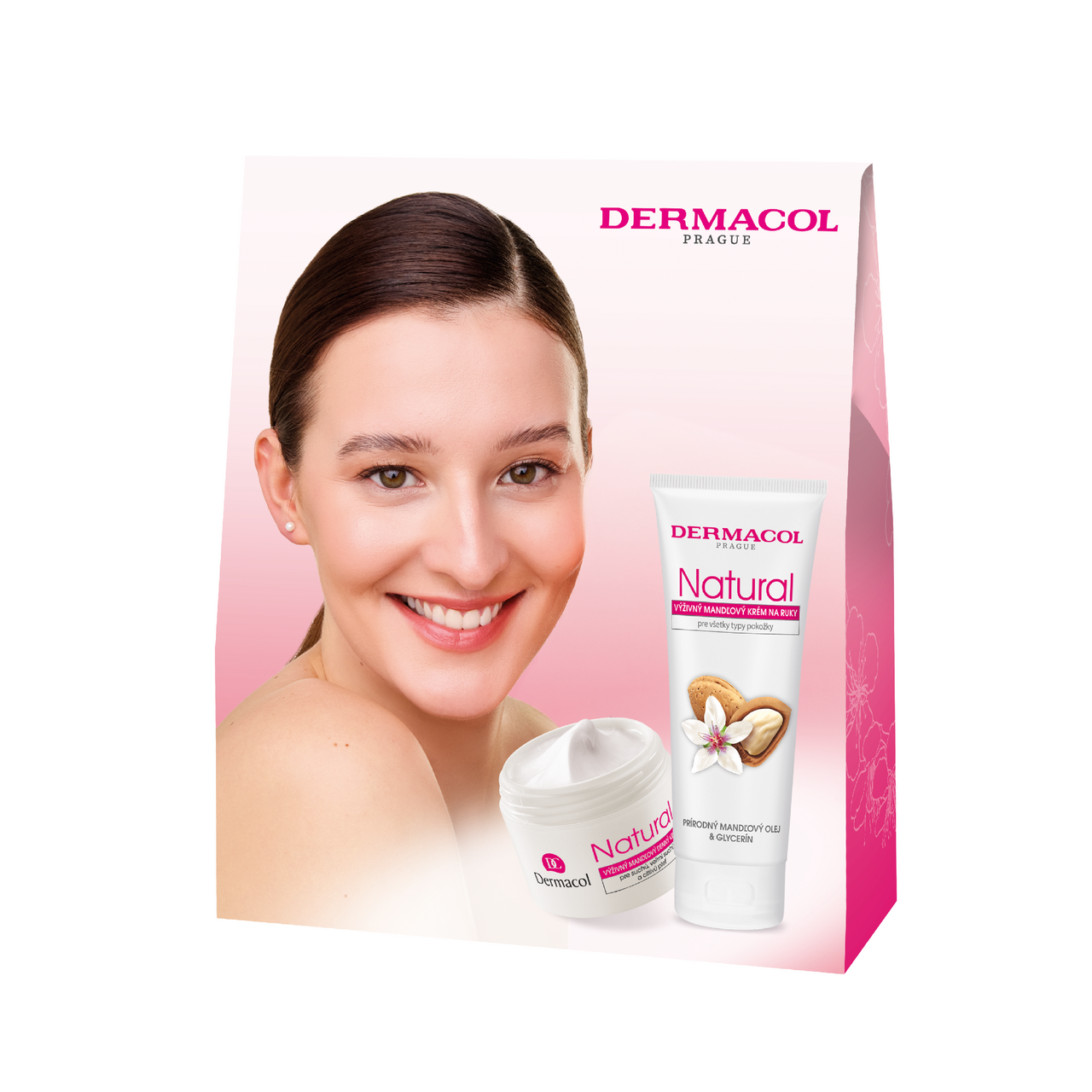 DERMACOL Natural Beauty dárková sada (krém d. 50 ml + krém n. 50 ml)