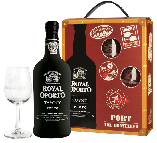 Royal Oporto Tawny 750 ml + sklo 2 ks