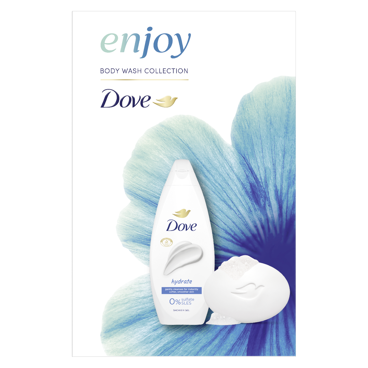 Dove Hydrate Base 1 dárková sada (SG 250 ml + mýdlo 90 g)