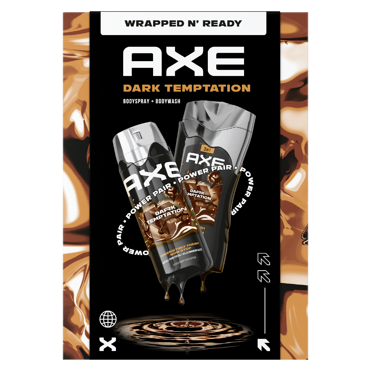 AXE Dark Temptation dárková sada (deo 150 ml + SG 250 ml)